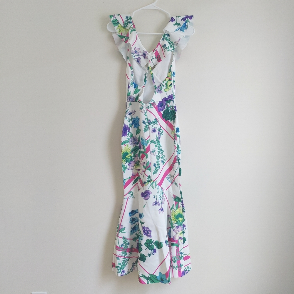 ASOS Ruffle Bodycon Dress Size 4 - Picture 7 of 8